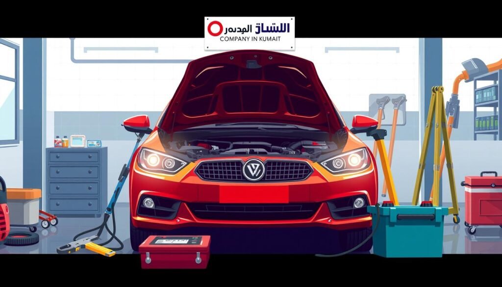 Changing car batteries Kuwait